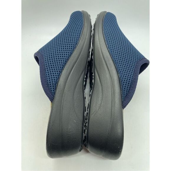 Fly Flot Women's Blue Anatomic Sole Anti Shock Wide Fit Clog Slip On Shoe Size 3 - Picture 6 of 9